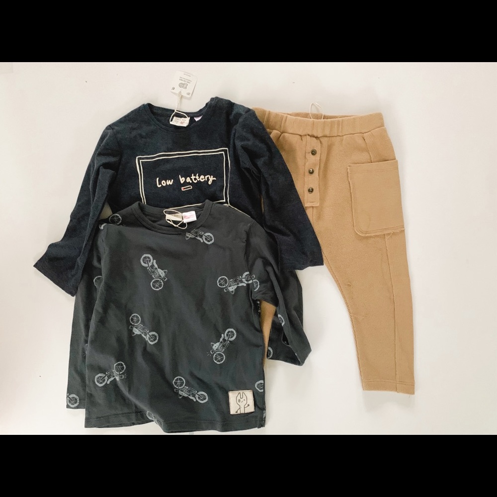 Zara boy jogger and tops bundle